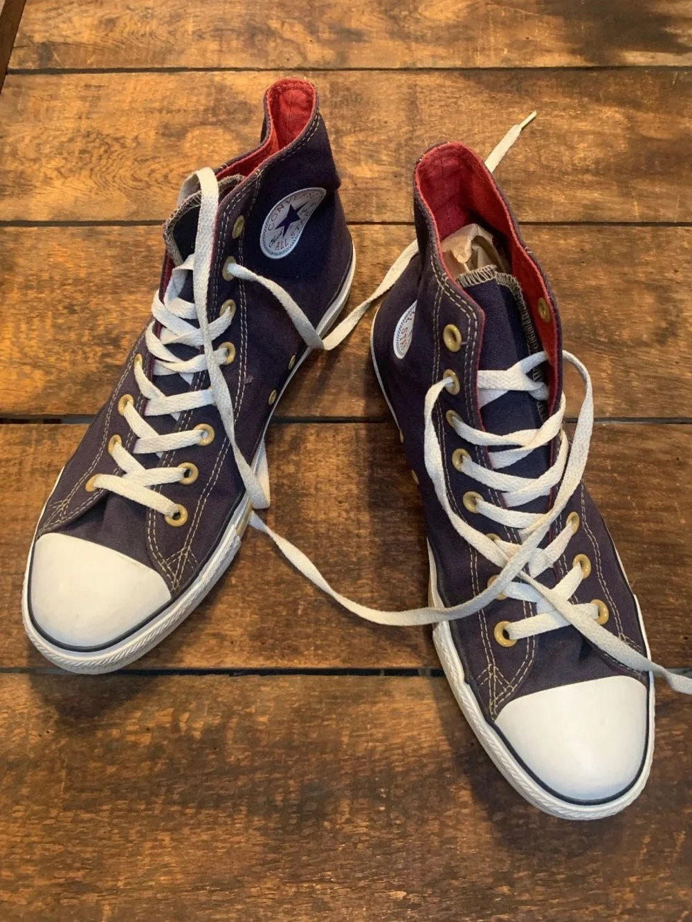 Converse navy High Top Sneakers - Picture 3 of 4